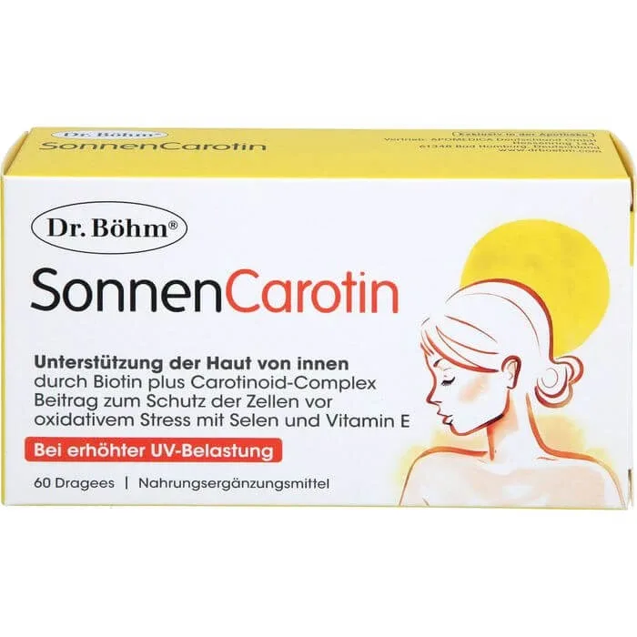 DR.BÖHM SunCarotene Tablete acoperite 60 Capsule — preț și oferte