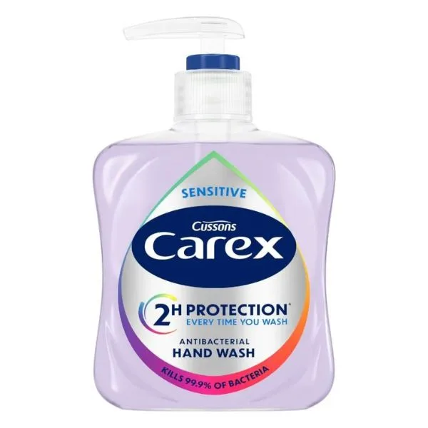 Sapun lichid antibacterian CAREX Sensitive, Luksja | 250 ml LUKSJA INFINITY — preț și oferte