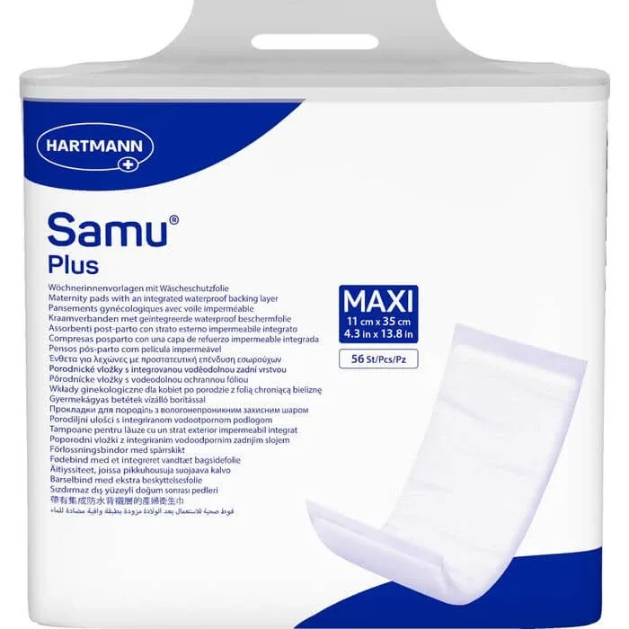 SAMU Tampoane pentru gravide Plus maxi 11x35 cm 56 buc. — preț și oferte