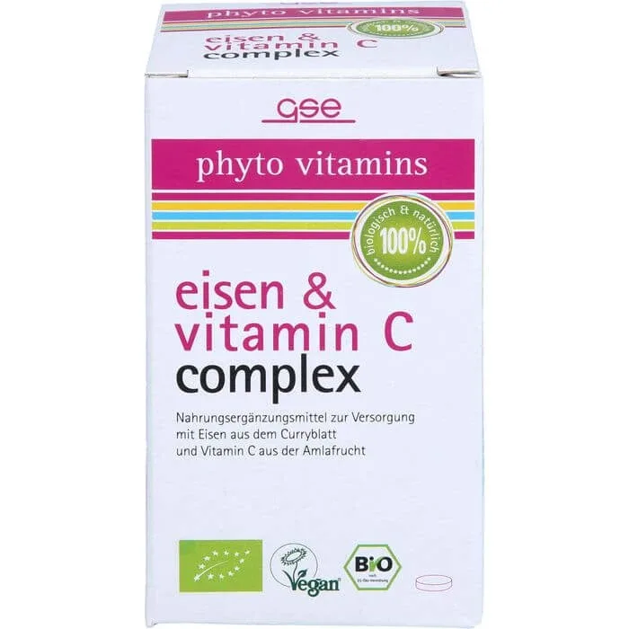 GSE Fier & Vitamina C Complex Organic Tablete 60 Capsule — preț și oferte
