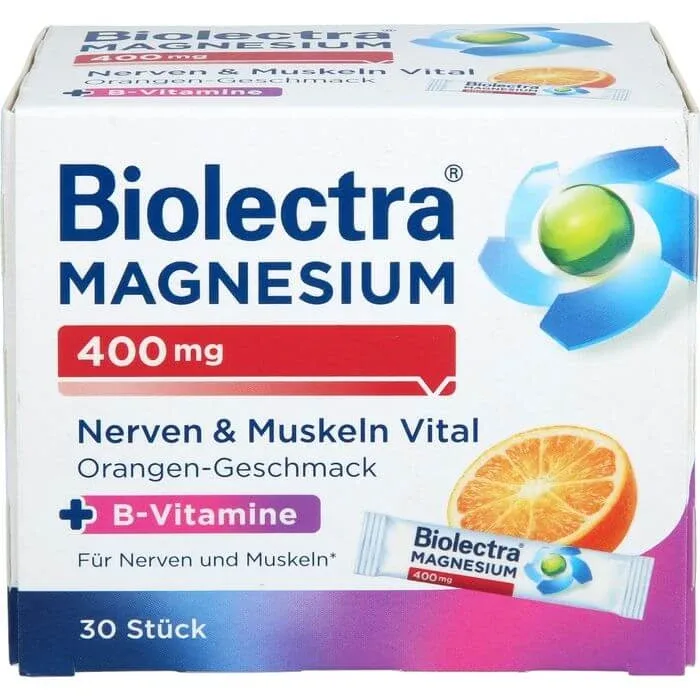 BIOLECTRA Magneziu 400 mg Nervi și mușchi Vital 30 Capsule — preț și oferte