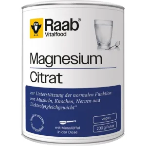 RAAB Vitalfood Citrat de magneziu pulbere 200 g