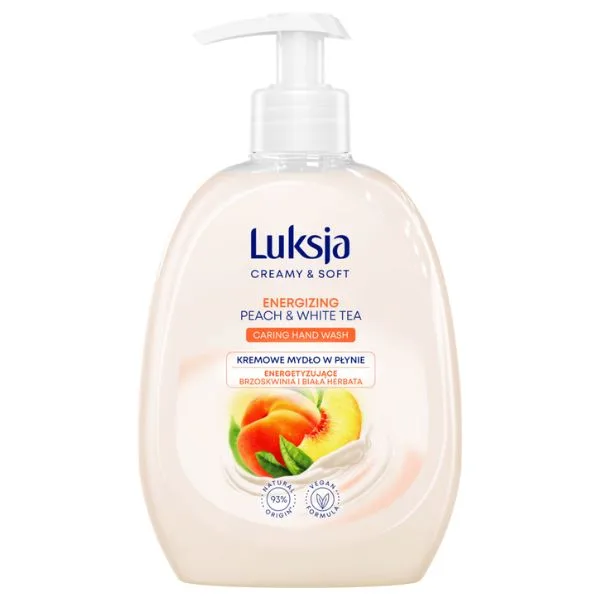 Sapun lichid CREAMY & SOFT cu pompita Energizing, Luksja | 500 ml LUKSJA INFINITY — preț și oferte