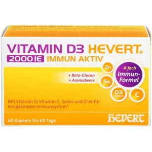 VITAMINA D3 HEVERT 2000 U.I. Capsule imune active 60 Capsule