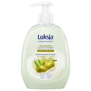 Sapun lichid CREAMY & SOFT cu pompita Nourishing, Luksja | 500 ml