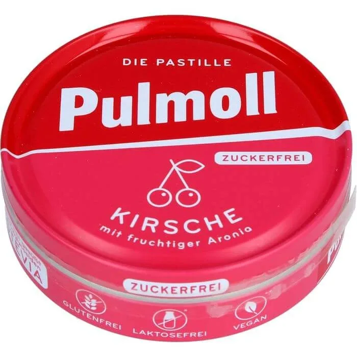 Dulciuri fără zahăr PULMOLL Cherry 50 g — preț și oferte