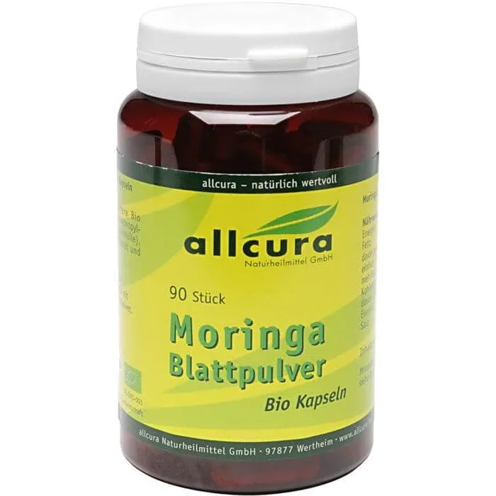 MORINGA BLATTPULVER Organic Capsule 90 Capsule — preț și oferte