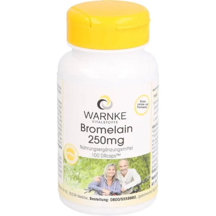 BROMELAIN 250 mg capsule cu acoperire enterică 100 Capsule — preț și oferte