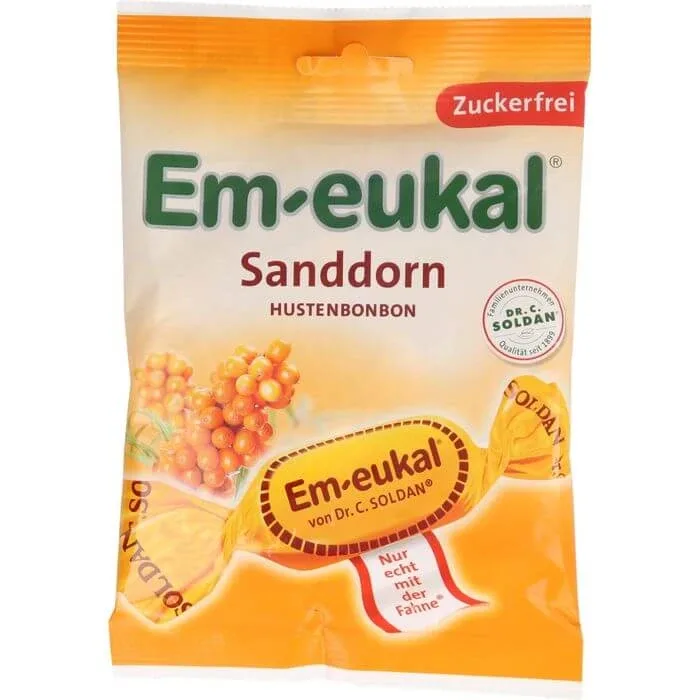 EM-EUKAL Dulciuri fără zahăr din cătină de mare 75 g — preț și oferte
