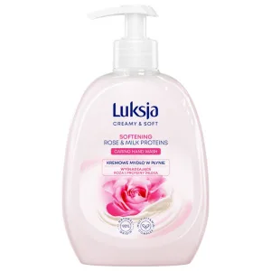 Sapun lichid CREAMY & SOFT cu pompita Softening, Luksja | 500 ml