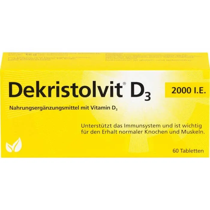 DEKRISTOLVIT D3 2000 I.E. Tablete 60 Capsule — preț și oferte