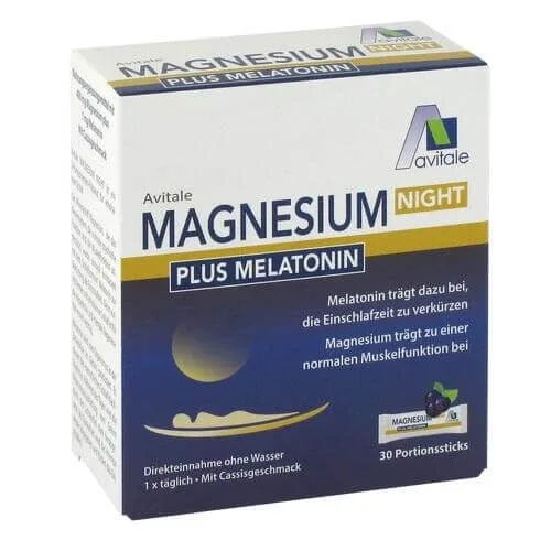 MAGNESIUM NIGHT plus 1 mg melatonină sticks direct 30 buc. — preț și oferte