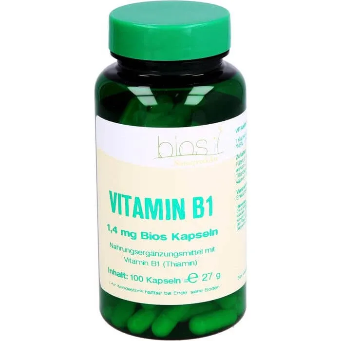 VITAMINA B1 1,4 mg Bios Capsule 100 Capsule — preț și oferte