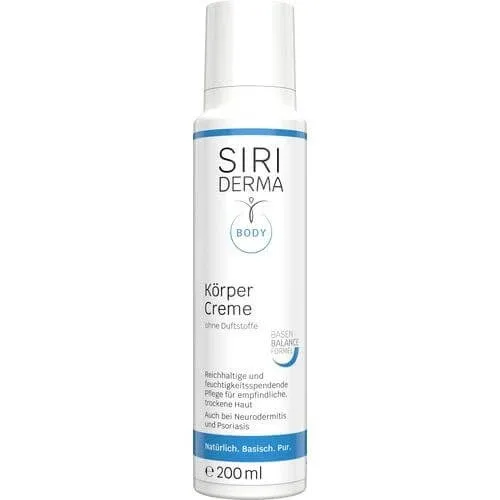 SIRIDERMA cremă de corp fără parfumuri 200 ml — preț și oferte