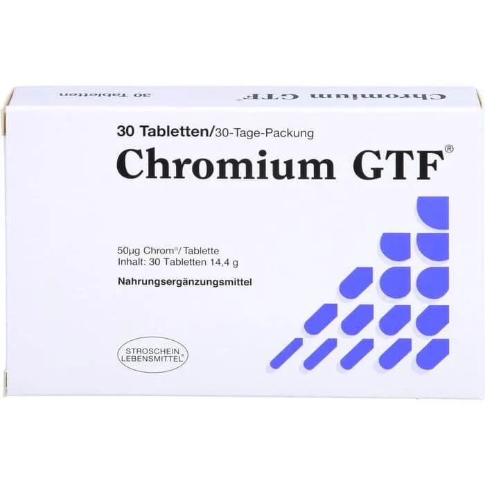 CHROMIUM GTF Tablete 30 Capsule — preț și oferte