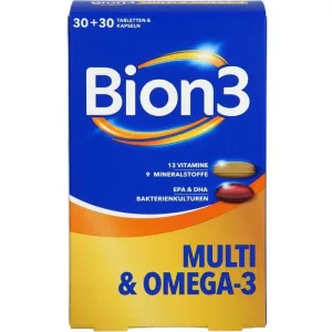 BION3 Multi+Omega-3 Combi Pack 30 comprimate + 30 capsule 60 buc.