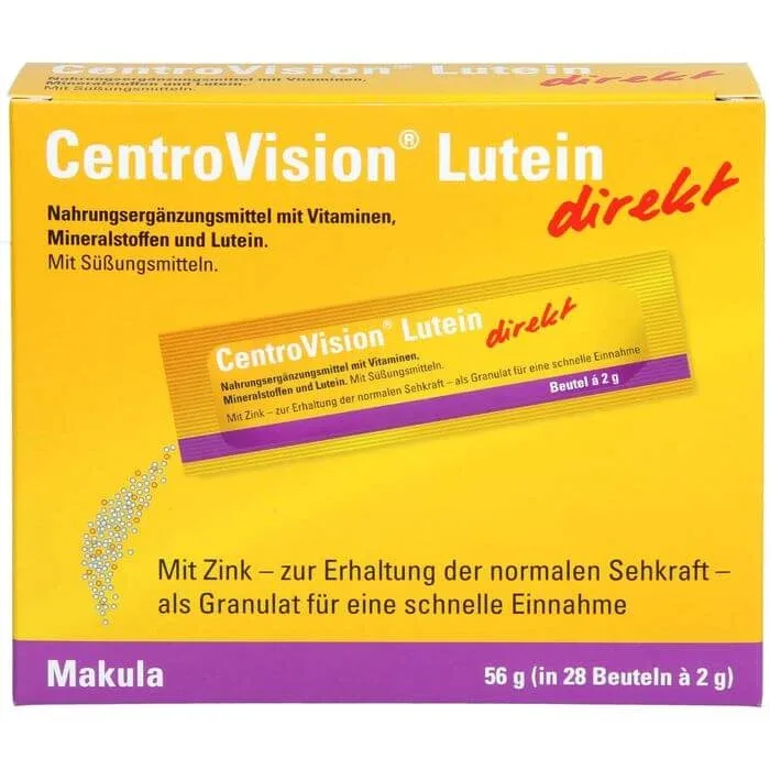 CENTROVISION Luteină granule directe 28 buc. — preț și oferte