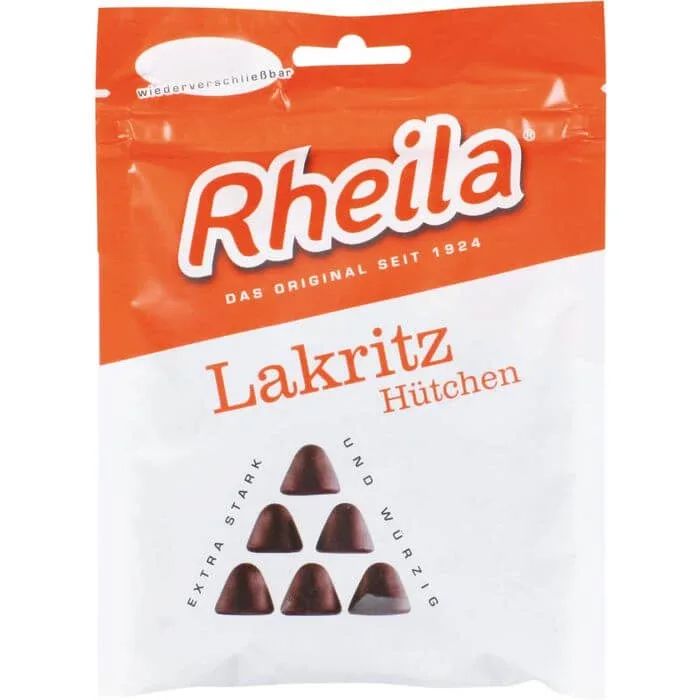 RHEILA Pălării de lemn dulce Picături de gumă cu zahăr 90 g — preț și oferte