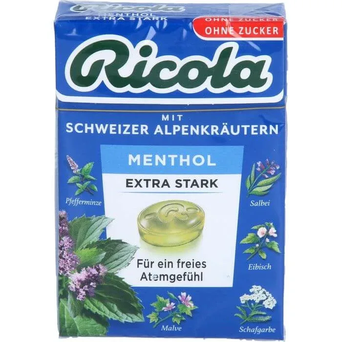 RICOLA o.Z.Box Mentol dulciuri extra puternice 50 g — preț și oferte