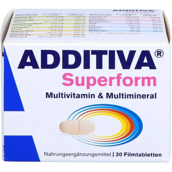 ADDITIVA Superform comprimate filmate 30 buc. — preț și oferte