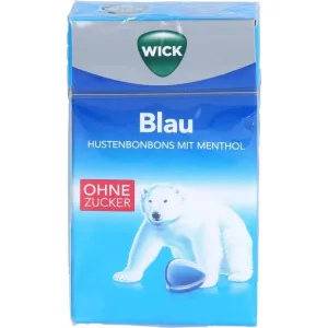 WICK BLAU bomboane mentolate fără zahăr Clickbox 46 g
