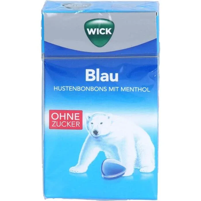 WICK BLAU bomboane mentolate fără zahăr Clickbox 46 g — preț și oferte