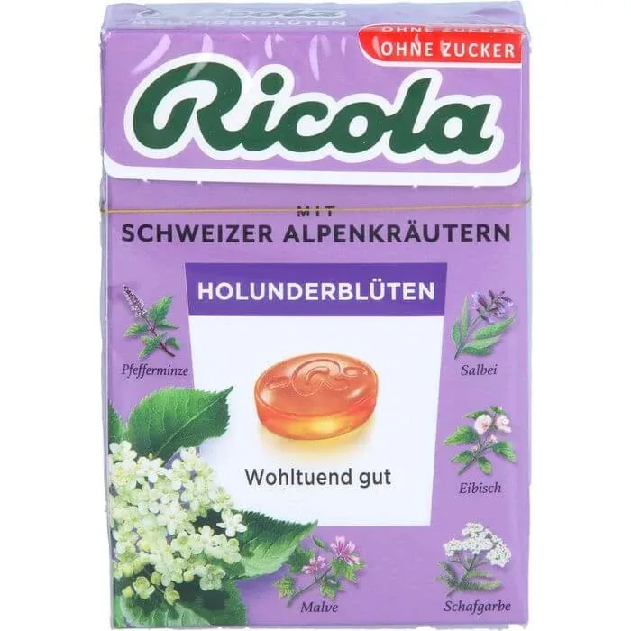 RICOLA o.Z.Box dulciuri cu flori de soc 50 g — preț și oferte