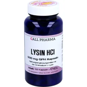 LYSIN HCL 500 mg GPH Capsule 100 Capsule