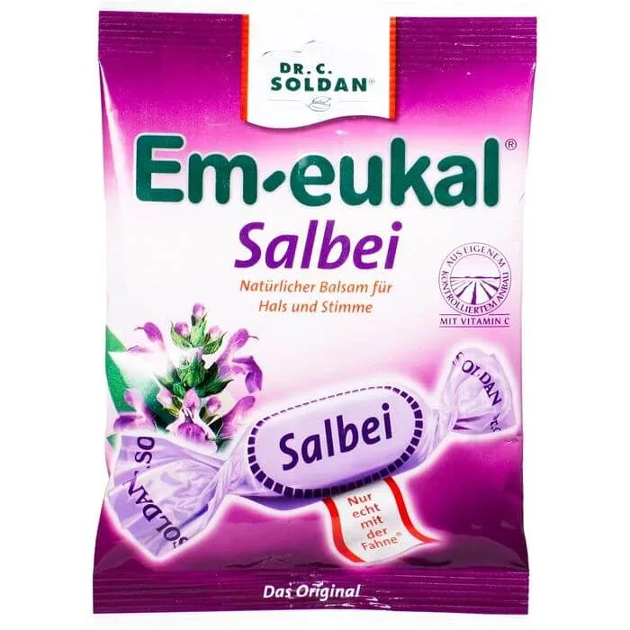 EM-EUKAL Dulciuri de salvie cu zahăr 75 g — preț și oferte