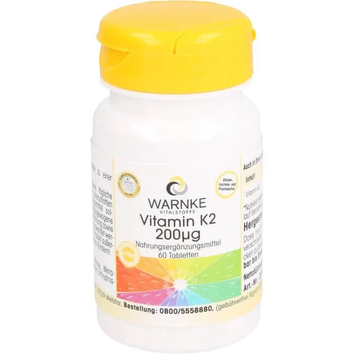 VITAMINA K2 200 µg Tablete 60 Capsule — preț și oferte
