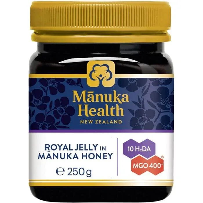 MANUKA HEALTH MGO 400+ Miere de Manuka și jeleu regal 250 g — preț și oferte