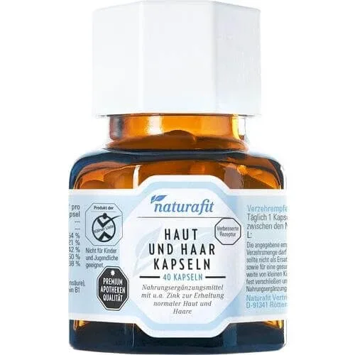 NATURAFIT Capsule pentru piele și păr 40 Capsule — preț și oferte