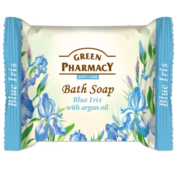 Sapun solid Iris Albastru si Ulei de Argan, Green Pharmacy | 100 g GREEN PHARMACY INFINITY — preț și oferte