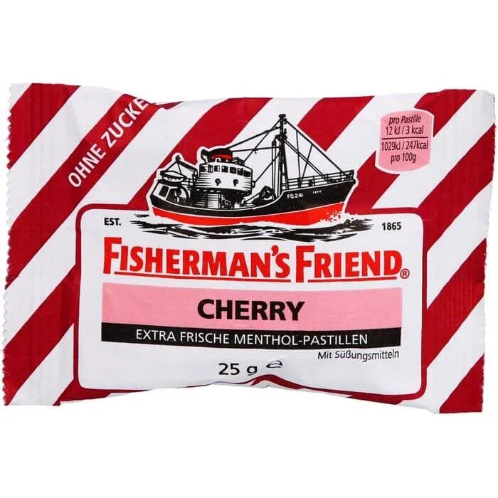 FISHERMANS FRIEND Cireșe fără zahăr pastilă 25 g — preț și oferte