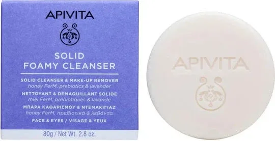 Apivita Solid Foamy Baton de săpun Față & Ochi 80gr — preț și oferte