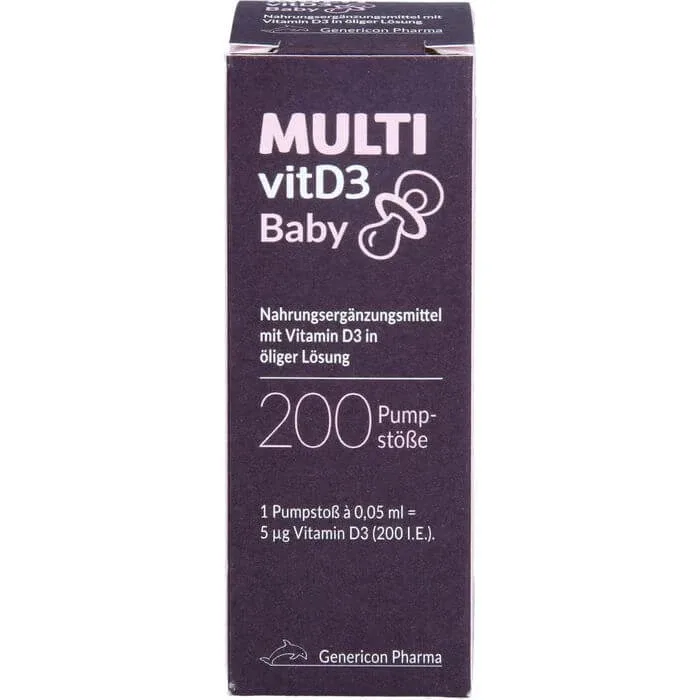 MULTIVITD3 Soluție pentru pompă pentru bebeluși 10 ml — preț și oferte