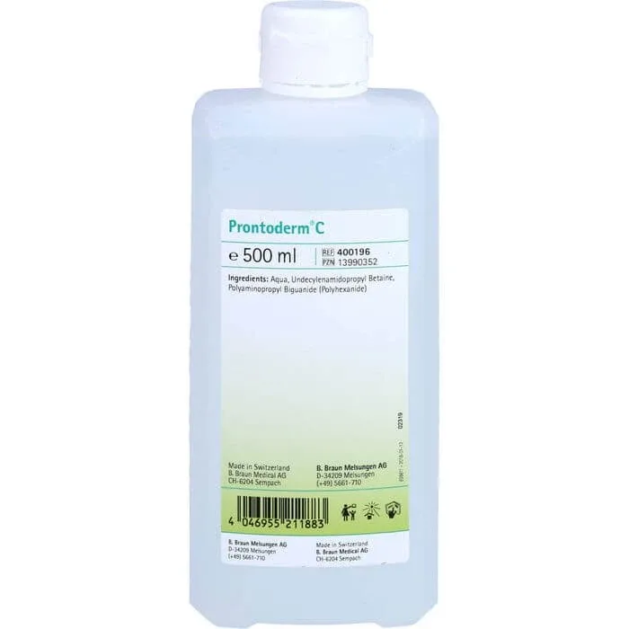 PRONTODERM C soluție de curățare a pielii 500 ml — preț și oferte