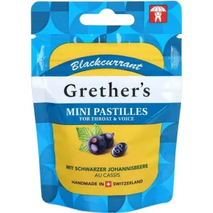 GRETHERS Coacăze negre fără zahăr trecut.mini plic 30 g