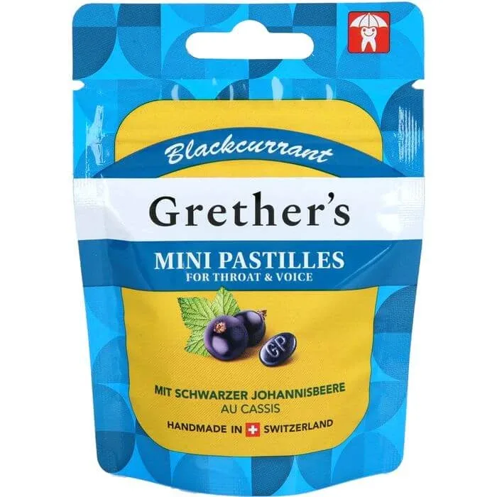 GRETHERS Coacăze negre fără zahăr trecut.mini plic 30 g — preț și oferte