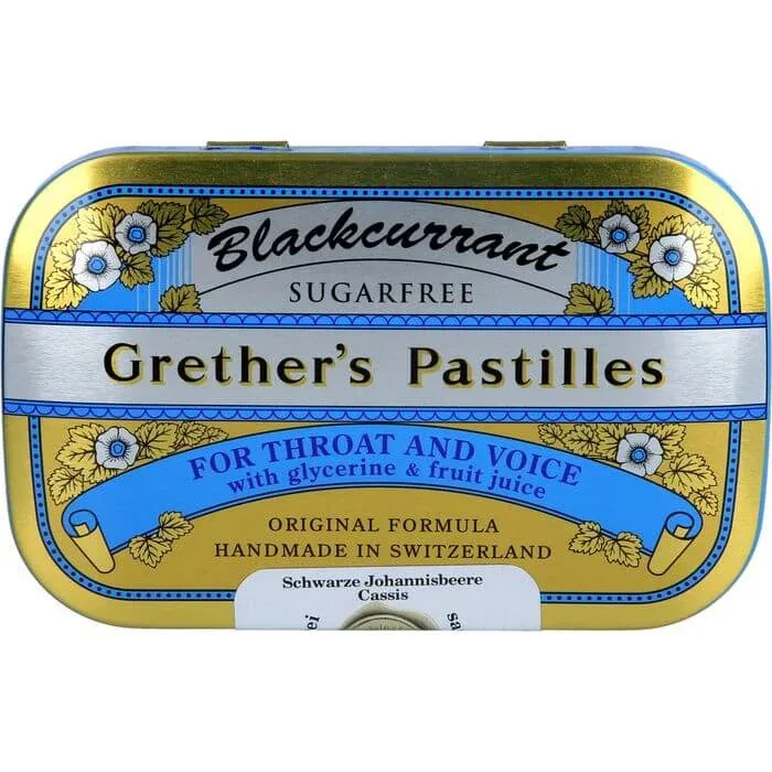 GRETHERS Coacăze negre Silver past.tin 60 g — preț și oferte