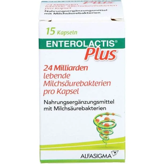 ENTEROLACTIS Plus Capsule 15 Capsule — preț și oferte