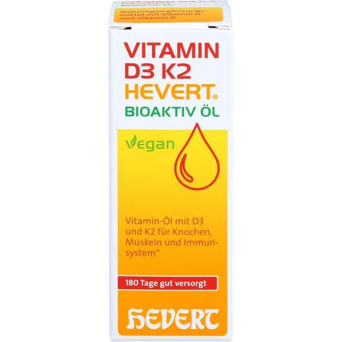 VITAMINA D3 K2 Hevert Ulei bioactiv 20 ml — preț și oferte