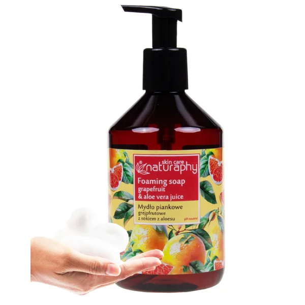 Sapun-spuma Grapefruit si Glicerina Naturaphy, Blux | 500 ml BLUX COSMETICS INFINITY — preț și oferte