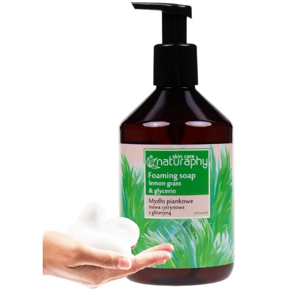Sapun-spuma Lemongrass si Glicerina Naturaphy, Blux | 500 ml BLUX COSMETICS INFINITY — preț și oferte