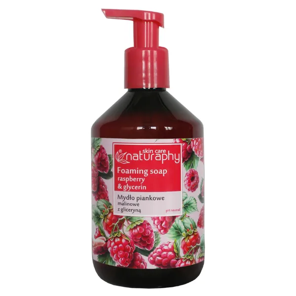 Sapun-spuma Zmeura si Glicerina Naturaphy, Blux | 500 ml BLUX COSMETICS INFINITY — preț și oferte
