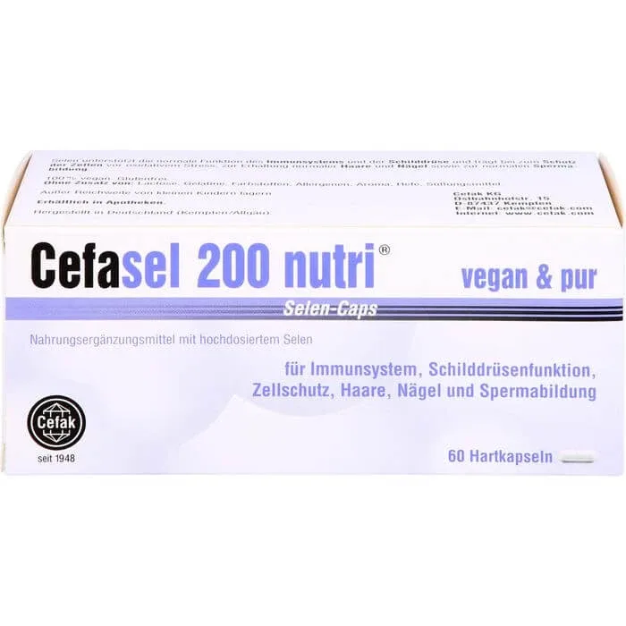 CEFASEL 200 nutri seleniu capsule 60 buc. — preț și oferte