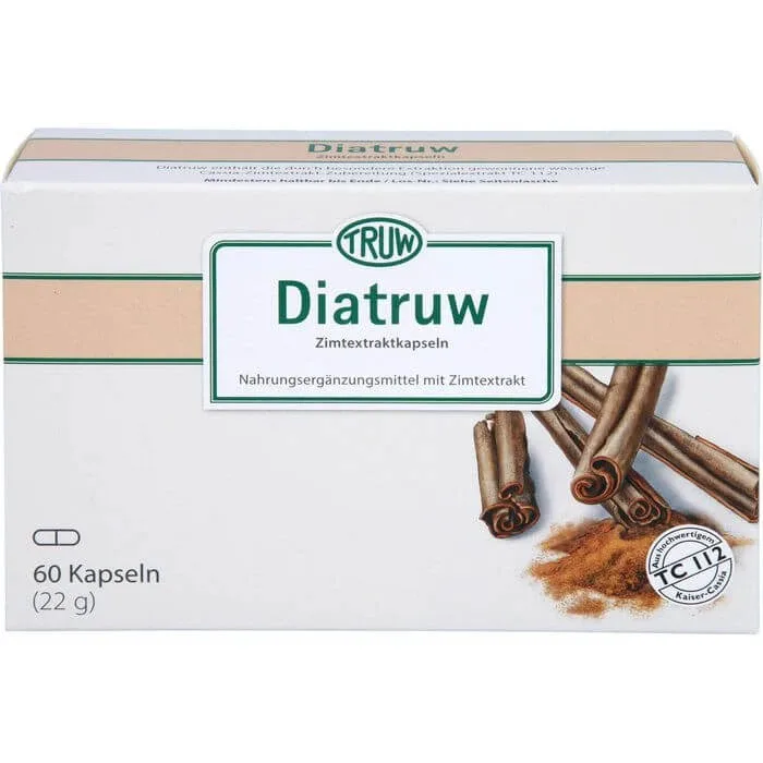 DIATRUW Extract de scorțișoară Capsule 60 Capsule — preț și oferte