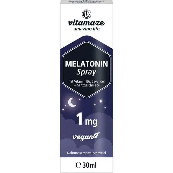 MELATONIN 1 mg spray vegan cu doză mare 30 ml — preț și oferte