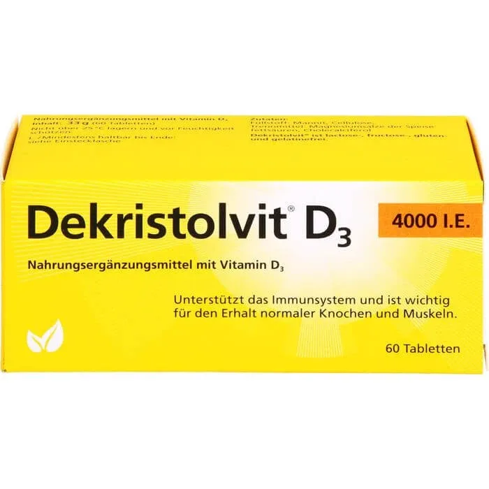 DEKRISTOLVIT D3 4000 I.E. Tablete 60 Capsule — preț și oferte