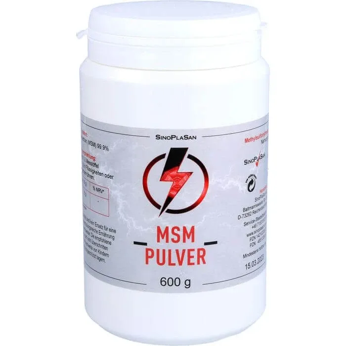 MSM POWDER pur 99,9% metilsulfonilmetan 600 g — preț și oferte
